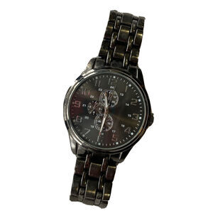 Relic By Fossil Watch Mens Black Stainless Steel Analog Dial Quartz FMDMD111A